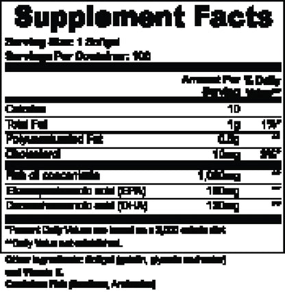 Omega-3 EPA 180Mg + DHA 120Mg